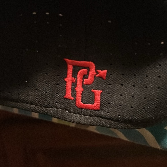 Red and White Baseball Cap - Picture 3 of 4